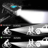 Bike Light USB Bicycle Speedometer Rechargeable