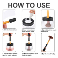 makeup brush cleaner machine