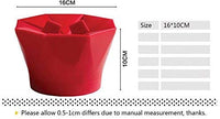 Microwave silicone popcorn machine folding bucket