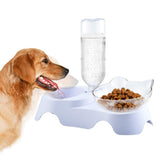 Cats Feeder Bowl Dog Food and Water Bowl Sets